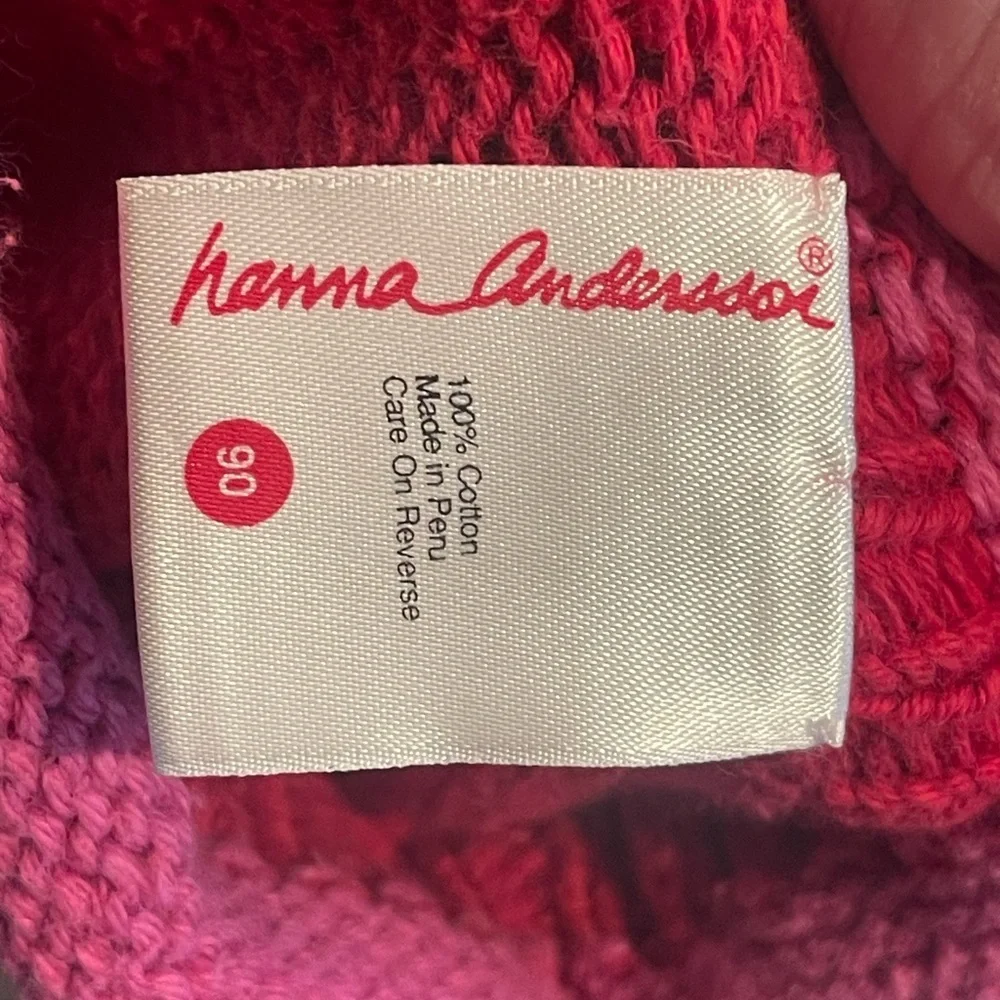 Hanna Andersson Embroidered Knit Sweater, Vibrant Colors, Floral, 0-6 months